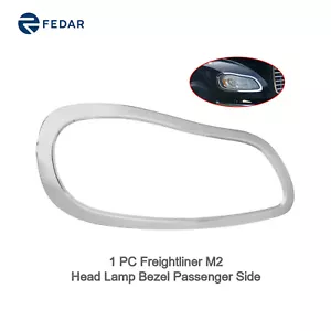 Chrome Headlight Bezel Trim for Freightliner M2 Right Passenger Side - Bild 1 von 2