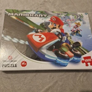 Winning Moves Mario Kart Funracer Jigsaw Puzzle 1000 Piece Still Sealed - Picture 1 of 6