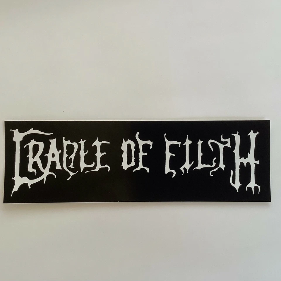 Cradle Of Filth Sticker 8" X 2.5" (221) - Image 1 of 1