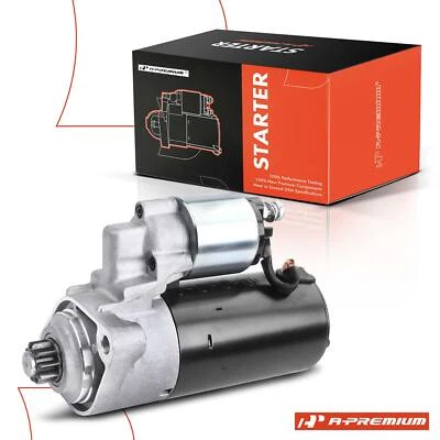 Starter Motor for Porsche Cayenne 2008-2009 2010 V8 4.8L 2.0KW Clockwise 12V 10T - Image 1 of 4