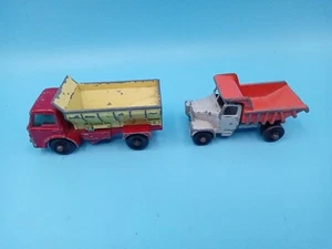 Vintage Matchbox Lesney #16 Scammell Snow Plough- No Plow With #70 Grit Spreader - Picture 1 of 6