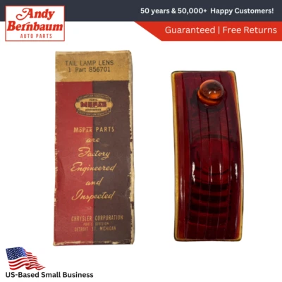 Desoto S-7 1940 luz trasera derecha pasajero luz trasera lente 856701 nuevo de Lote Antiguo Foto 1 de 4