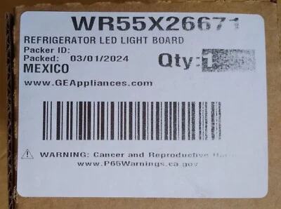 Conjunto de placa de luz de refrigerador OEM GE WR55X26671 225D8507G001 original Foto 1 de 3