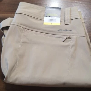 Eddie Bauer Women's Rolled Hem Bermuda Shorts size 6 color Brown - Picture 1 of 2