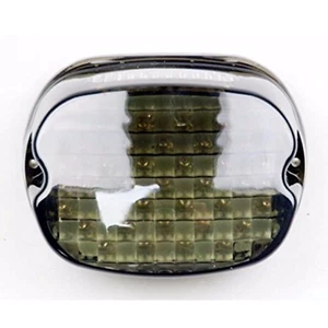 LED Smoke Tail Brake Light Low Profile Harley Dyna Road King glide Electra XL883 - Picture 1 of 5
