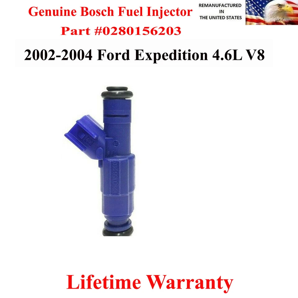 Genuine Bosch fuel Injector 2002-2004 Ford Expedition 4.6L V8  - Image 1 of 1