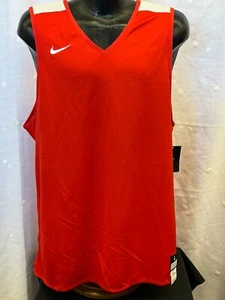 Detroit Pistons Player Issued Nike Reversible Red/White Practice Jersey LG NWT - Picture 1 of 10
