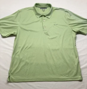 Greg Norman Polo Shirt Mens Extra Large Green Play Dry ML75 - Picture 1 of 9