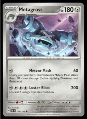 SV05: Temporal Forces #115/162 Metagross - Image 1 of 2