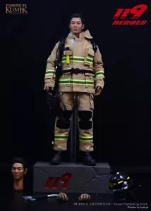 Kumik KMF23-F02 Modell 1/6 Maßstab Feuerwehrmann Ju Ji Hun 12" Actionfigur - Bild 1 von 4