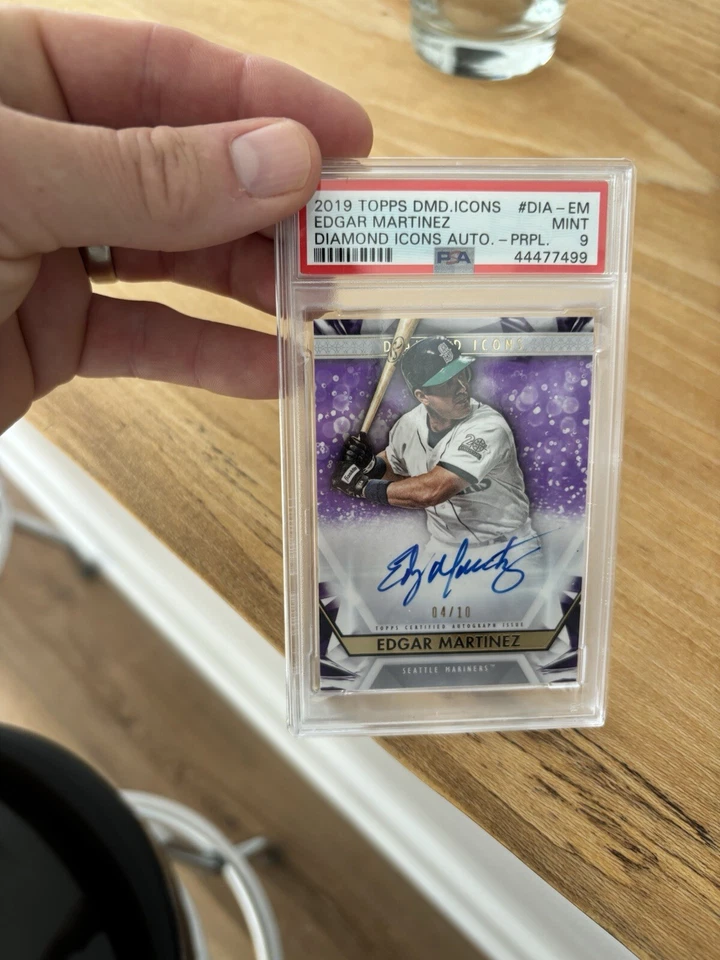 2019 Topps Diamond Icons - Diamond Icons Autographs PSA MINT Edgar Martinez /9 - Image 1 of 1