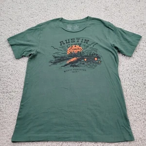 Austin City Limits Shirt Mens Small Green Music Festival Rock Rap Hip Hop 2019 - Picture 1 of 10