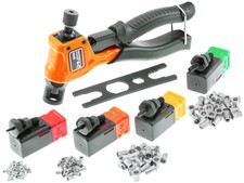 Nietmutternzange Gewinde Nietzange M3 - M6 inkl. Aluminium Nietmuttern 100 Stück