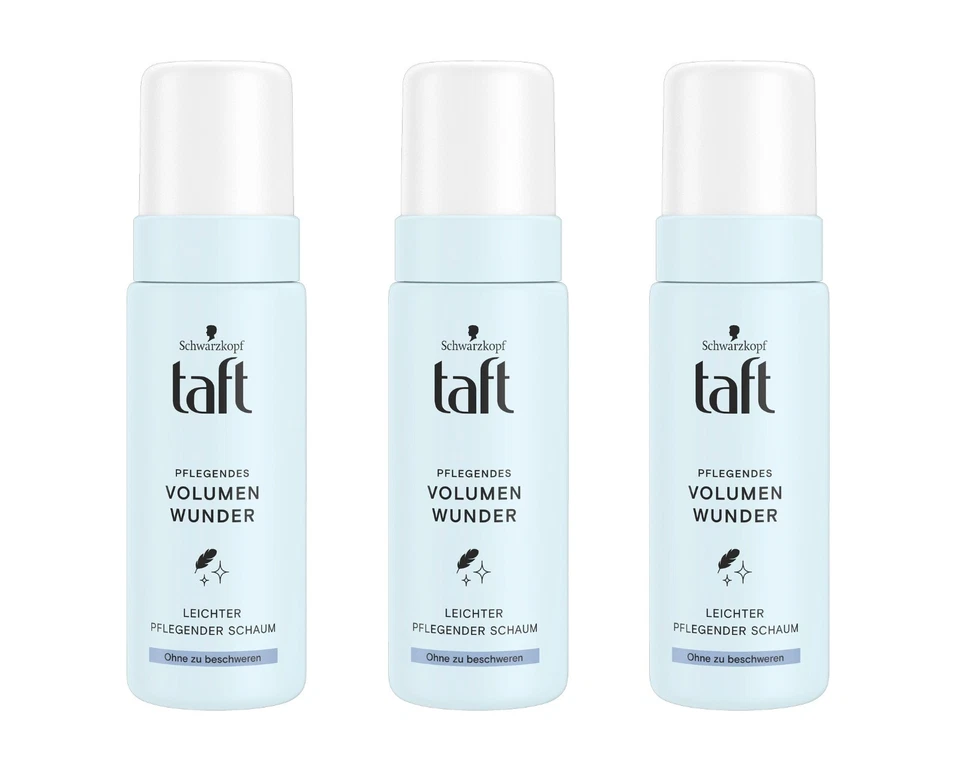 Schwarzkopf Taft Volumen Wunder leichter pflegender Schaum , 3x150ml EA734911