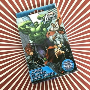 Marvel Avengers / Jumbo Playing Cards / Poker Game / Iron Man Thor Super Hero - Picture 1 of 2