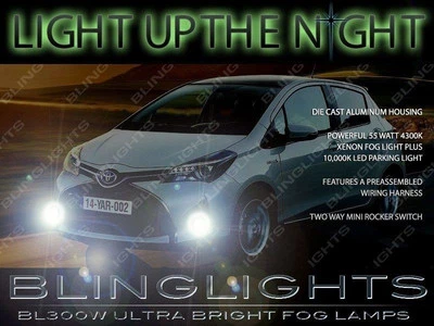 Xenon Halogen Fog Lamps light kit for 2015-2018 Toyota Yaris NCP150 + Harness - Image 1 of 4