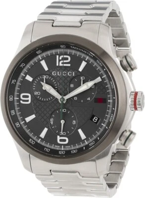 Gucci G-Timeless Gray Dial Stainless Steel Men's Watch - YA126238 - Image 1 of 3