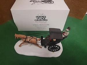 Department 56 Heritage Village Collection - Kings Road Cab #5581-6 New In Box - Picture 1 of 8