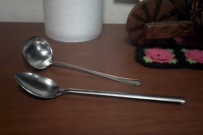 coppia di mestolo pin + cucchiaione AP Puppieni vintage leggi descrizione - Immagine 1 di 3
