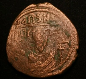 RARE BYZANTINE OVERSTRIKE XXX YEARS DUPONDIUS COIN - GOOD CONDITION - Picture 1 of 2