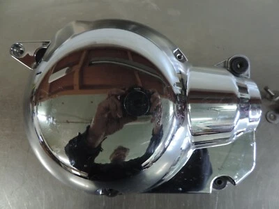 Yamaha V-Star 650 2000 personalizado XVS650 cubierta lateral izquierda cubierta de embrague solo personalizada Foto 1 de 4