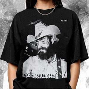 Post Malone Tour Shirt, Posty Western Music Concert Tour 2025 shirt - Picture 1 of 2