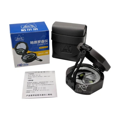 XY DQY-1 Geological Compass / Metal Compass Theodolite Professional Surveying