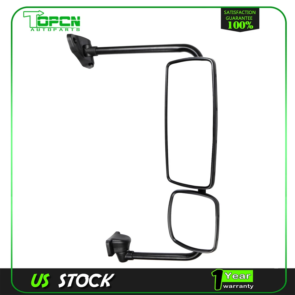 Passenger Heated Side Mirror COMPLETE CHROME For FREIGHTLINER M2 2003-2015 Foto 1 de 4