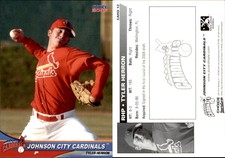 Tyler Herron 2005 Choice Johnson City Cardinals #12 Card *AutographDen*
