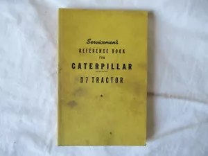 1952 CAT Caterpillar D7 tractor reference book service manual - Picture 1 of 12