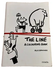 The Line: A Colouring Book by Alice Bowsher 2015 Trade Paperback Black and White - Picture 1 of 20