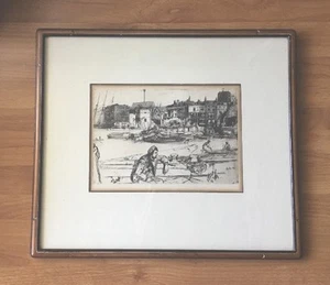 "Black Lion Wharf" Etching by James McNeill Whistler (1834-1903) - Picture 1 of 12
