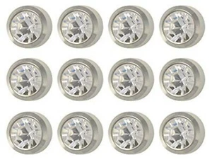 Caflon Surgical Steel White Stone 3mm Mini Ear Piercing Earring Studs 12 Pair - Picture 1 of 1