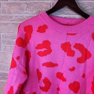 Knitted Sweatshirts For Women Animal Print - Picture 1 of 8