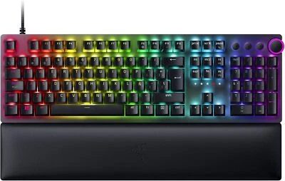 Razer Huntsman V2 Purple Switch Gaming-Tastatur RGB Hintergrundbeleuchtung ergon - Bild 1 von 4