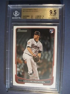 DALLAS KEUCHEL 2012 Bowman Draft #37 BGS GEM MINT 9.5 RC Astros - Picture 1 of 1