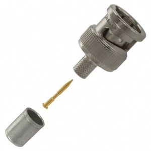 BNC Plug - 75 Ohm - Crimp - 5 pieces - Picture 1 of 1