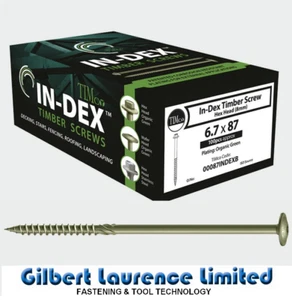 WAFER HEAD LANDSCAPE WOOD TIMBER FIX SCREWS SLEEPER DECKING INDEX JOINING - Picture 1 of 2