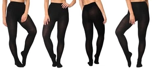 200 Denier Opaque Cotton Rich Tights Extra Thick Super Soft & Cosy in Winter - Picture 1 of 1