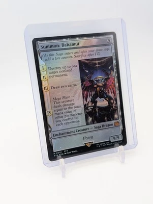 MTG - Summon: Bahamut - FOIL Mythic Regular #1 - Final Fantasy NM - Image 1 of 2