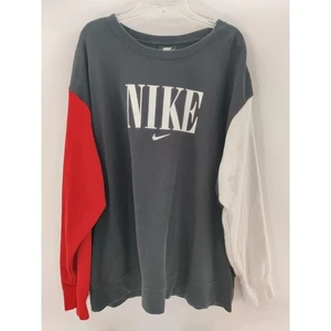 Sudadera Nike Para Hombre Talla XXL Negra Cuello Redondo Bloques de Color Nike Logo Retro Deportiva - Imagen 1 de 9