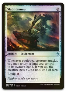 Slab Hammer #227 (Foil) (NM) Battle for Zendikar BFZ Magic MTG - Picture 1 of 2