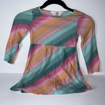 H&M Niñas Lindos Estampados Vestidos 100% Algodón Talla 3-4T Foto 1 de 4