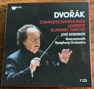 Dvořák: Complete Symphonies etc. José Serebrier: Warner 7 CD Box Set - Picture 1 of 2