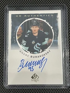 Andre Burakovsky - 2024-25 SP Authentic UD Authentics Auto - Seattle Kraken - Picture 1 of 2