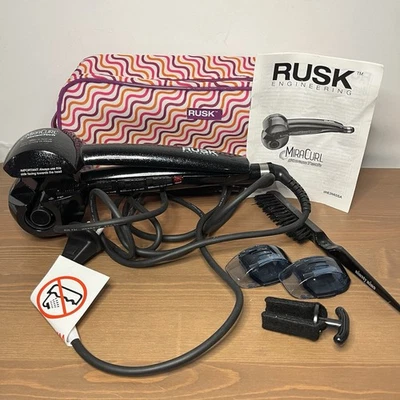 Rusk Miracurl Black Glitter Edition Hair Curler IRE2665A + Bag & Accessories - image 1 of 4