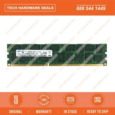 M393B5173FH0-CF8    Samsung 4GB PC3-8500 DDR3-1066MHz ECC CL7 240-Pin RDIMM 1.5V - Image 1 of 2