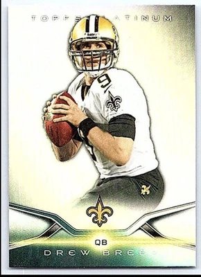 2014 Topps Platinum  Drew Brees 18 - Image 1 of 2