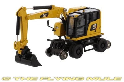 Diecast Masters 1:87 M323F Railroad Wheeled Excavator w/3 Work Tools - Image 1 of 4