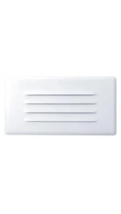 Elco ELST10 White Replacement Louvered Faceplate - Picture 1 of 1